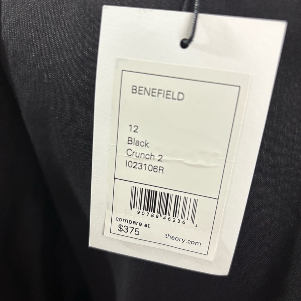 NEW Theory Women's linen Benefield Blazer Jacket - Picture 9 of 11